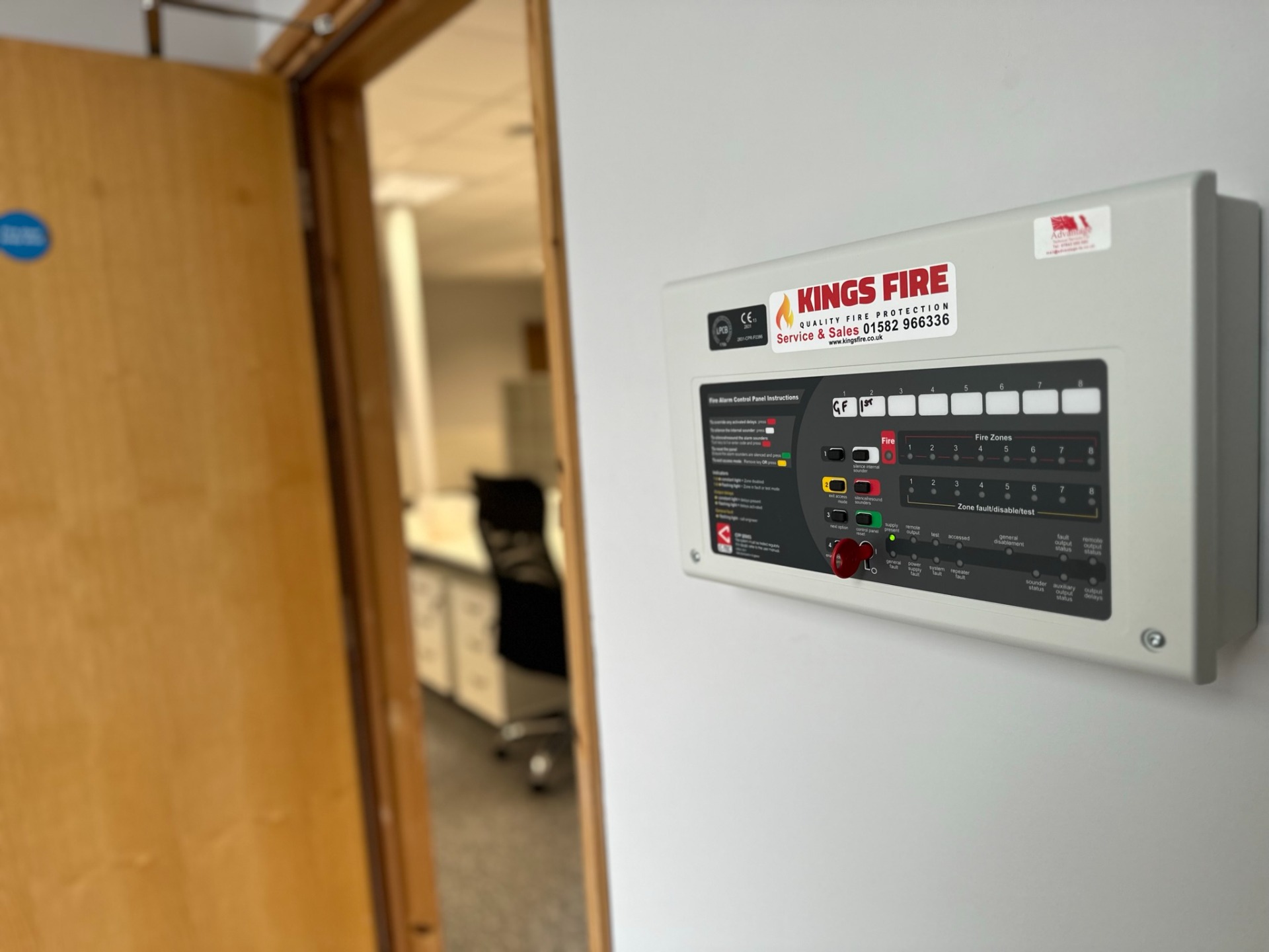 Scheduled fire alarm inspection