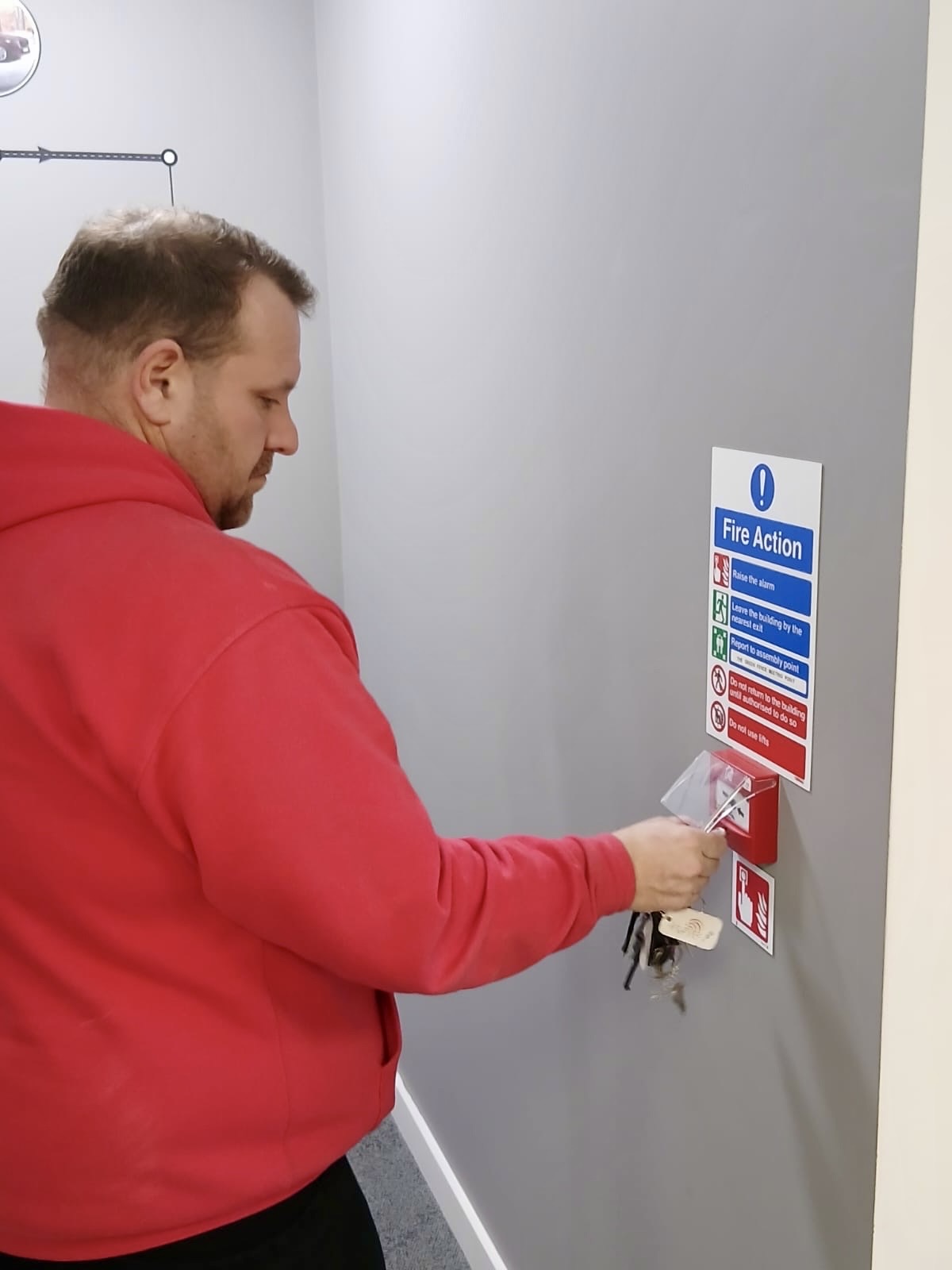 Fire drill alarm activation in Buckinghamshire