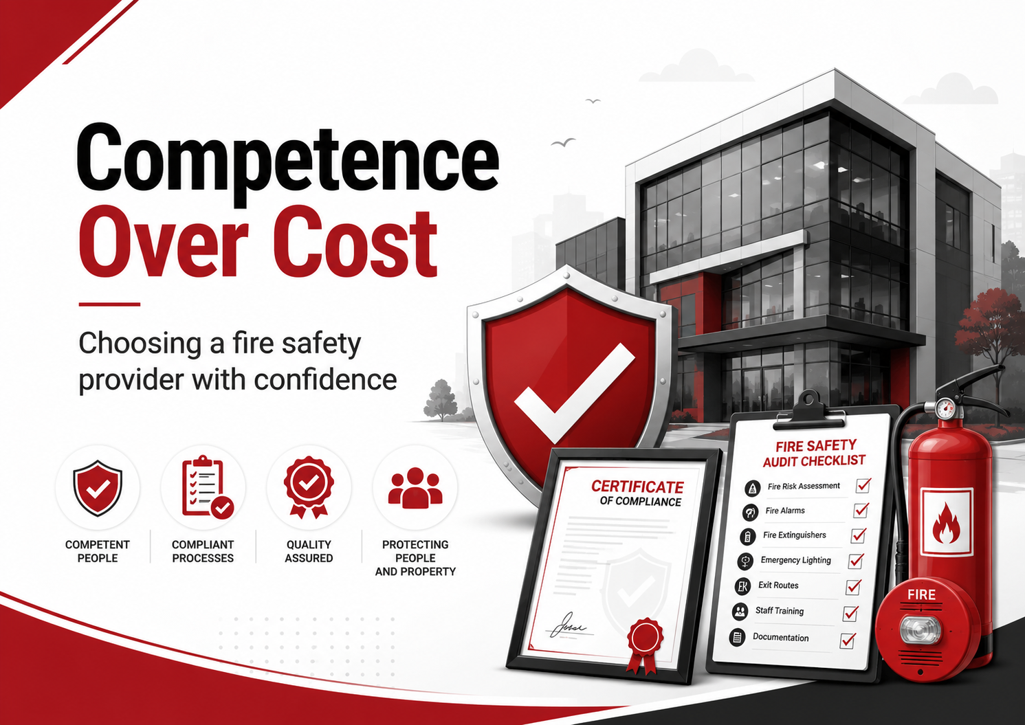 Competence over cost when choosing a fire safety provider