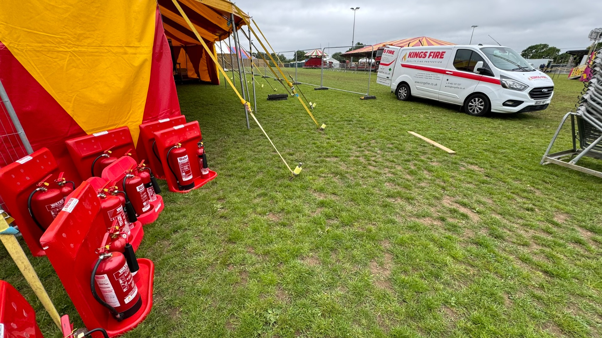 Temporary fire safety equipment hire in Luton