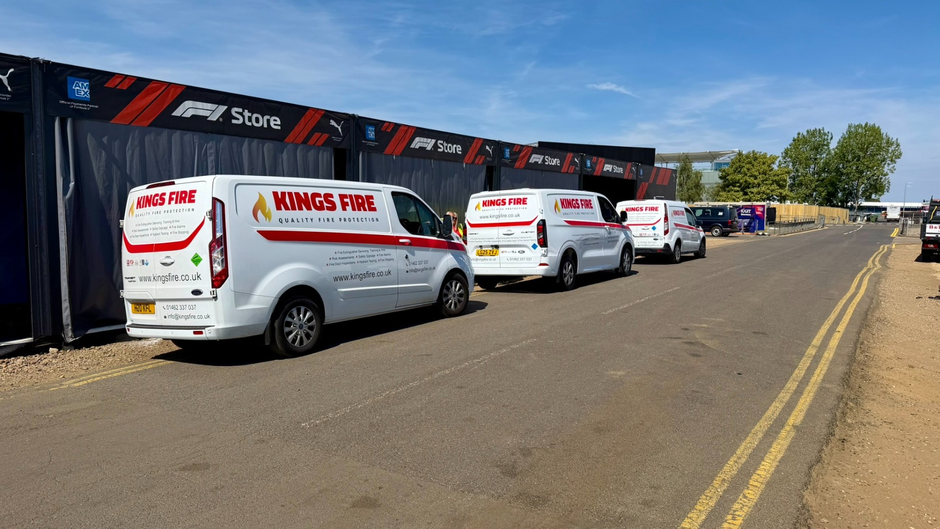 Fire extinguisher hire for Silverstone racing events