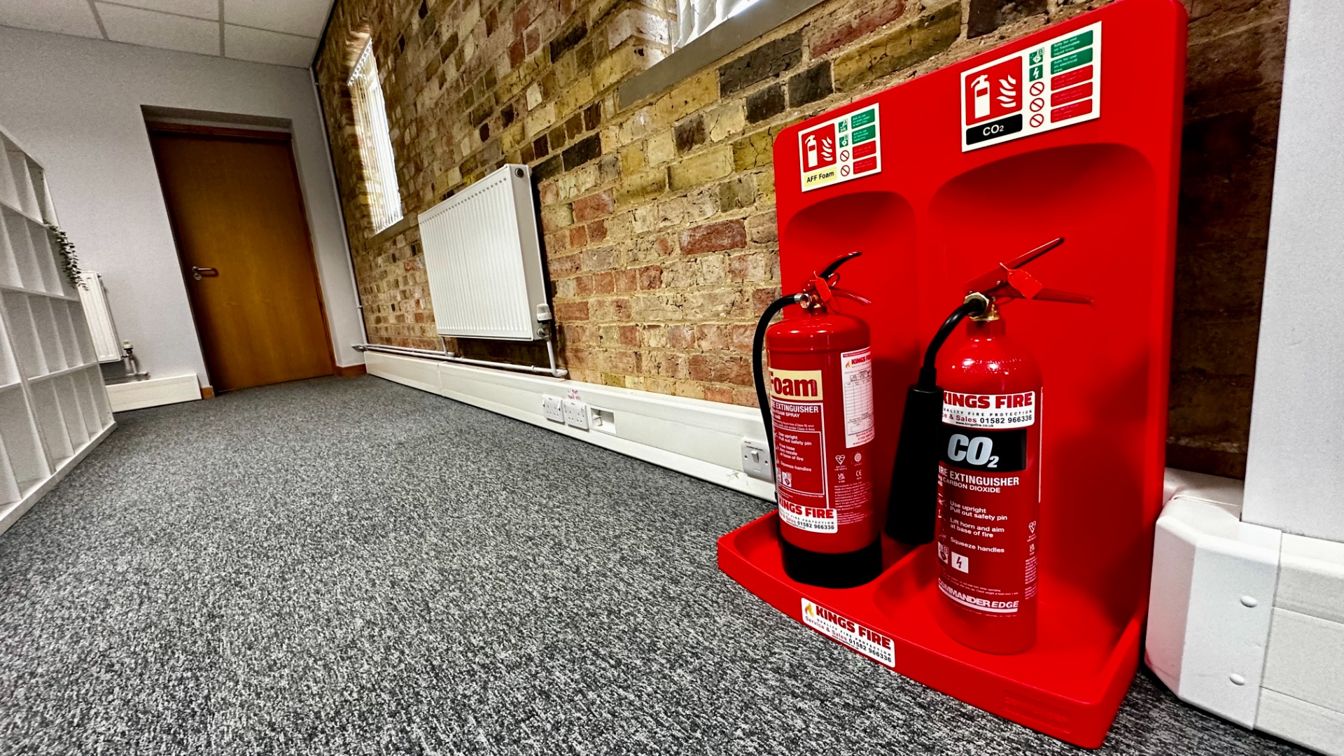 Fire extinguishers serviced at a Bedfordshire client