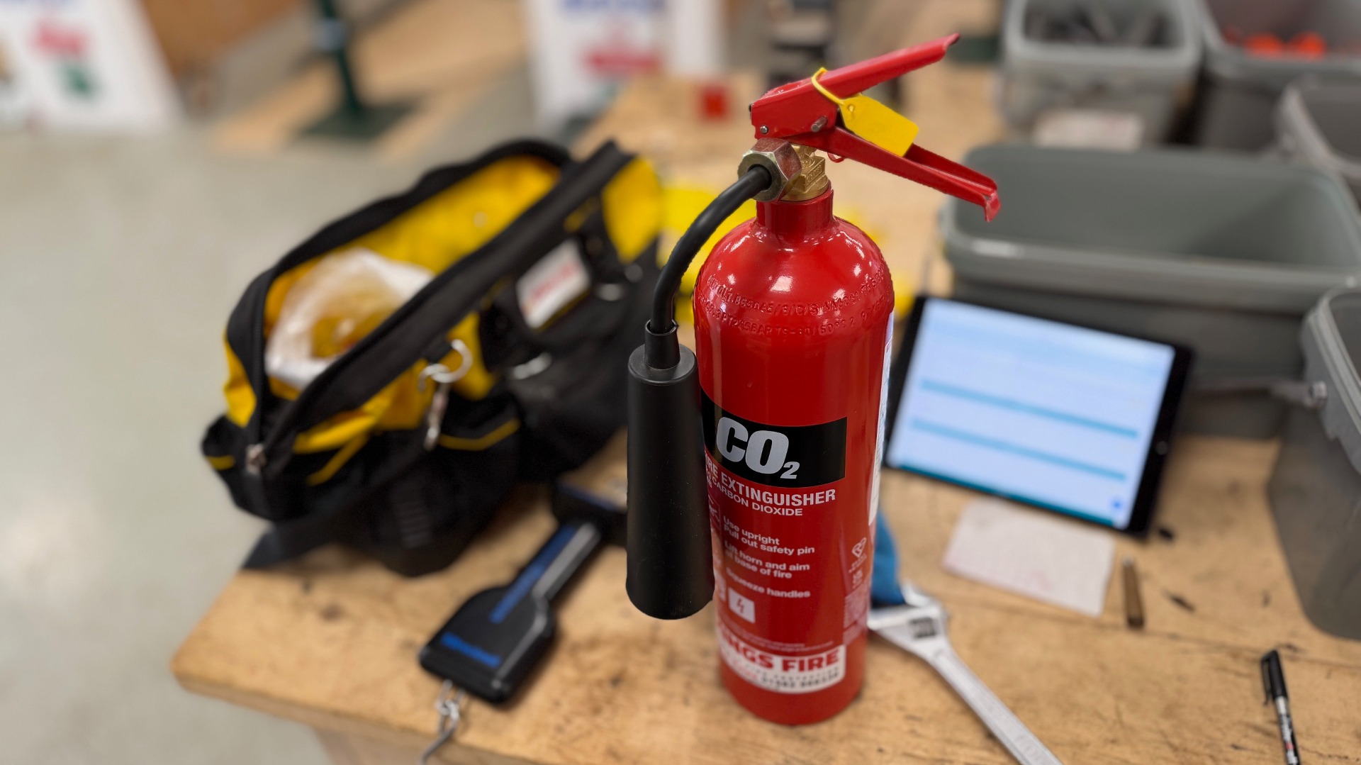 BAFE fire extinguisher servicing throughout Bedfordshire